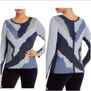 NIC + ZOE Party City Zip Up Sweater size s…